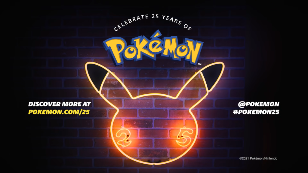 Banner del 25° anniversario Pokemon Vinticards.be