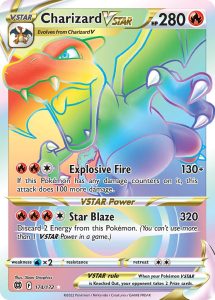 Stelle brillanti Charizard arcobaleno VSTAR 174/172